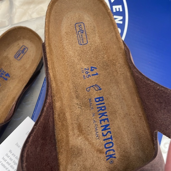 Birkenstock made in Germany Arizona Soft Footbed Oiled Leather women Sz 10 - Picture 7 of 13